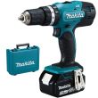 Perceuse-visseuse 18 V diamètre 13 mm + 2 batteries 3 Ah + chargeur + coffret MAKITA DDF453SFE photo du produit Secondaire 3 S