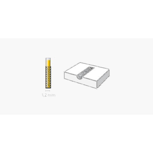 Fraise au carbure tungstène DREMEL MAX 9901 nitrure titane D3,2 mm DREMEL 26159901DM photo du produit