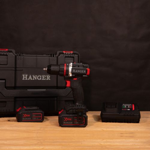 Perceuse-visseuse à percussion 18 V DC18-90X5 + 2 batteries Li-Ion 5 Ah + chargeur + Hangbox HANGER 400201 photo du produit Secondaire 19 L