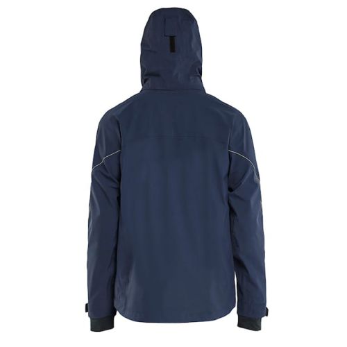 Veste hardshell stretch à capuche marine foncé/jaune fluo T4XL - BLÅKLÄDER - 4483191786334XL pas cher Secondaire 2 L
