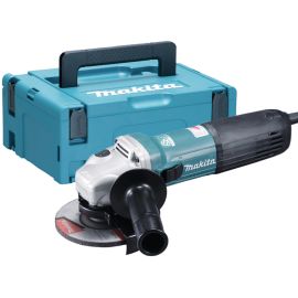 Meuleuse d'angle 1400W 125 mm Makita GA5040CJD + kit d'accessoires en coffret MAKPAC photo du produit Principale M