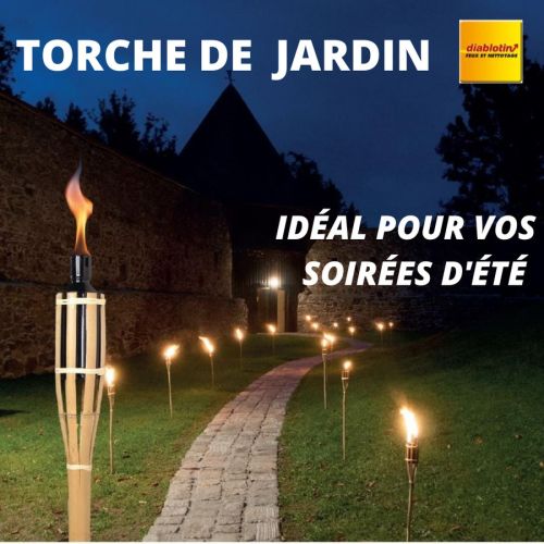 Torche bambou de jardin 1,2 m DIABLOTIN FLAMM10 photo du produit Secondaire 2 L