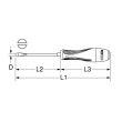 Tournevis ULTIMATEPLUS extra long fente 300 x 8 mm KS TOOLS 922.6017 photo du produit Secondaire 1 S