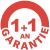 Picto Garantie 1 an + 1 an