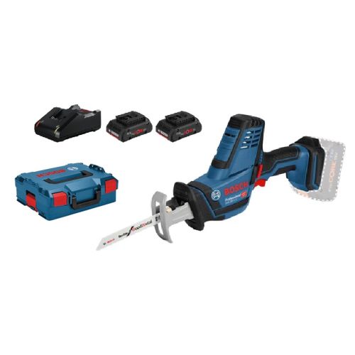 Scie sabre 18V GSA 18 V-LI C + 2 batteries ProCore 4Ah + chargeur en coffret L-Boxx BOSCH 06016A500Q photo du produit Secondaire 4 L