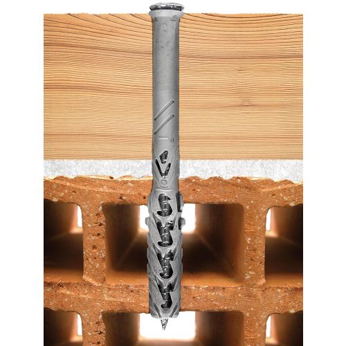 Cheville longue nylon universelle B-LONG X-TREM tête fraisée 8x60/10F boîte de 50 SPIT 567950 photo du produit Secondaire 5 L