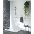 Bonde de douche slim pour receveurs extra-plats D 90 mm avec membrane et dôme en ABS gris WIRQUIN 30719686 photo du produit Secondaire 5 S
