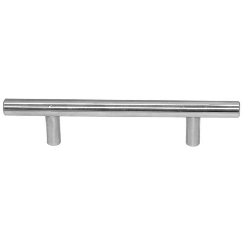 Poign&eacute;e barre de diam&egrave;tre 12mm entraxe 96mm finition en inox bross&eacute; - CADAP - 00496L/72S pas cher