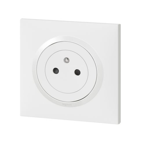 Prise de courant 2P+T DOOXIE surface one blanc LEGRAND 600735 photo du produit Secondaire 3 L