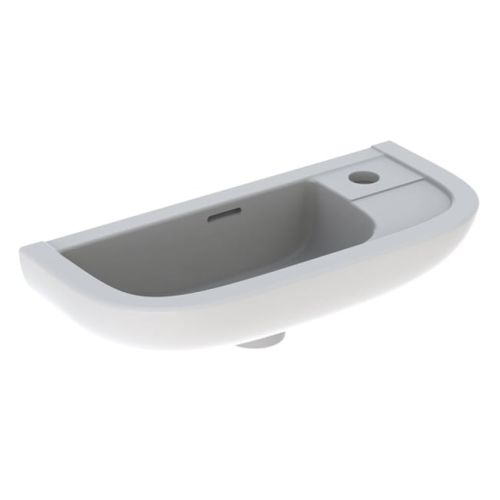 Lave-mains asymétrique LINEA blanc - GEBERIT - 109000000 pas cher