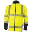 Veste Softshell STATION ACCESS HI-VIZ jaune fluo/bleu marine TM - COVERGUARD - 7STAYM pas cher