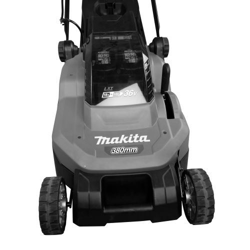 Tondeuse 36V (2x18V) 38cm + 2 batteries 4Ah + chargeur double en boite carton - MAKITA - DLM382CM2 pas cher Secondaire 9 L