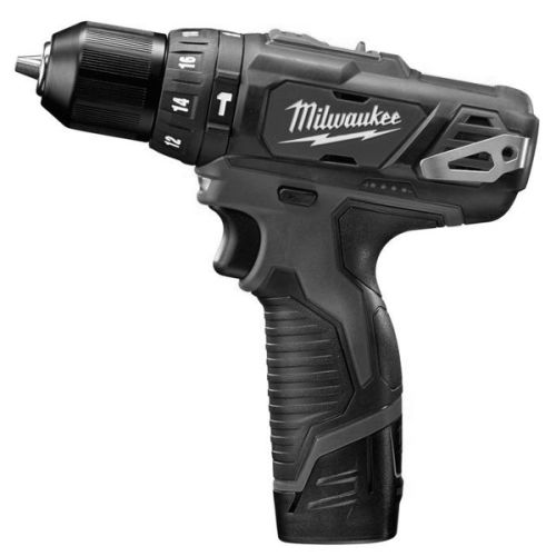 Perceuse-visseuse 12 V M12 BDD-202C + 2 batteries 2 Ah + chargeur en coffret - MILWAUKEE TOOL - 4933441915 pas cher