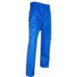 Pantalon CLOU en coton sergé bleu bugatti T36 - LMA LEBEURRE - 100141 T36 pas cher