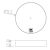 Paire de rosaces JADE clé I inox photo du produit Principale XS
