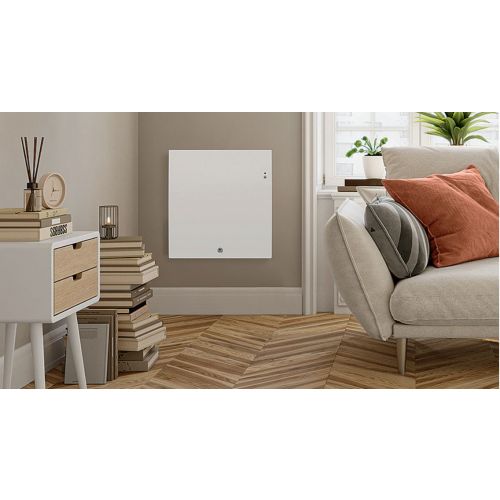 Radiateur électrique INGENIO 4 500 W horizontal intelligent blanc mat THERMOR 479320 photo du produit Principale L
