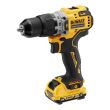 Perceuse-visseuse à percussion 12 V XR BRUSHLESS + 2 batteries 2 Ah + chargeur + coffret T-STAK DEWALT DCD706D2-QW photo du produit