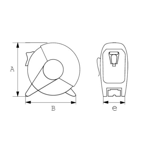 Lot de 24 mesures courtes Ecoflex 3mx13mm - SAM OUTILLAGE - UA-313J24 pas cher Secondaire 2 L