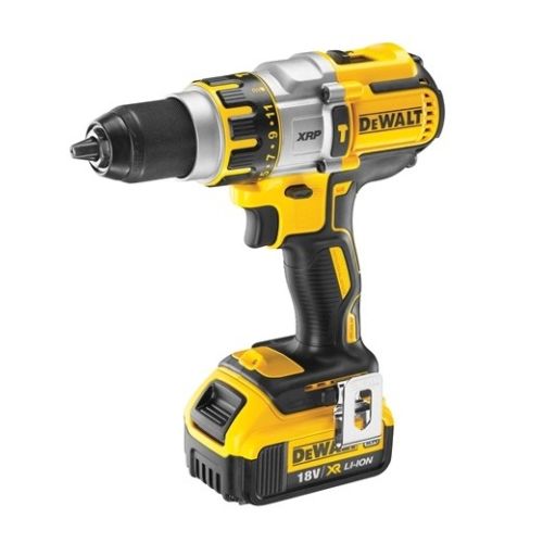 Perceuse-visseuse à percussion 18V + 2 batteries 4 Ah + chargeur DEWALT DCD995M2 photo du produit