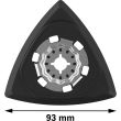 Plateau  de ponçage Pro AVZ93G Starlock pour ponçeuse Delta 93 mm BOSCH 2608669125 photo du produit Secondaire 1 S