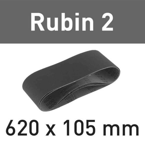 Bandes abrasives Rubin 2 L620X105 P40 RU2/10 - FESTOOL - 499149 pas cher