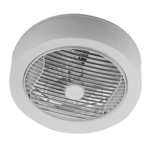 Ventilateur de plafond AIR-LIGHT CROWN 95W  40cm blanc - FARELEK - 112436 pas cher