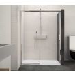 Paroi de douche blanc sans seuil 115-125cm CLASSIC MACAO côté droit - KINEDO - PA647BTNEG pas cher