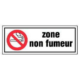 Panneau ''Zone non fumeur'' Novap rigide 330 x 120 mm - 4140568 pas cher Principale M