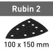 Abrasif RUBIN 2 STF DELTA/9 P60 RU2/50 - FESTOOL - 577572 pas cher