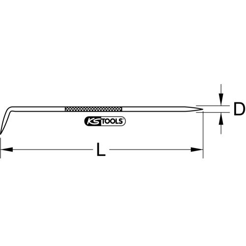 Pointe à tracer BRONZEPLUS 225 x 6 mm KS TOOLS 963.2511 photo du produit Secondaire 1 L