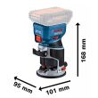 Affleureuse 18 V GKF 18V-8 Professional (sans batterie ni chargeur) + coffret L-Boxx - BOSCH - 06016C2001 photo du produit Secondaire 1 S