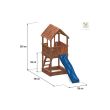 Aire de jeux  JOY avec toboggan - FUNGOO - 00555PT pas cher Secondaire 5 S