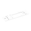 Plaque de montage pour ferme-porte série TS3000V finition blanc - GEZE - 011 233 pas cher