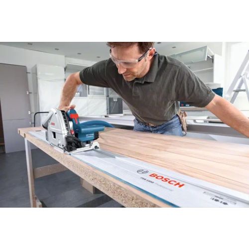 Scie plongeante 1400W GKT 55 GCE Professional + rail de guidage FSN 1600 + coffret L-BOXX BOSCH 0601675002 photo du produit Secondaire 6 L