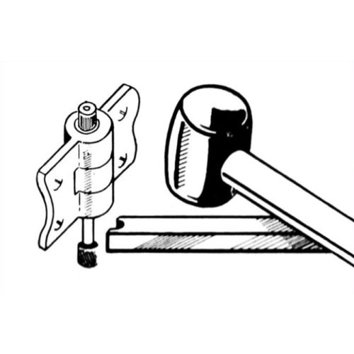 Jeu d'outils pour démontage de charnières de porte 4 pièces KS TOOLS 140.2190 photo du produit Secondaire 1 L
