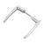 Kit universel poignée double en aluminium finition brut photo du produit Principale XS