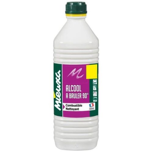 Alcool &agrave; br&ucirc;ler 90&deg; 1L - MIEUXA - 103042 pas cher
