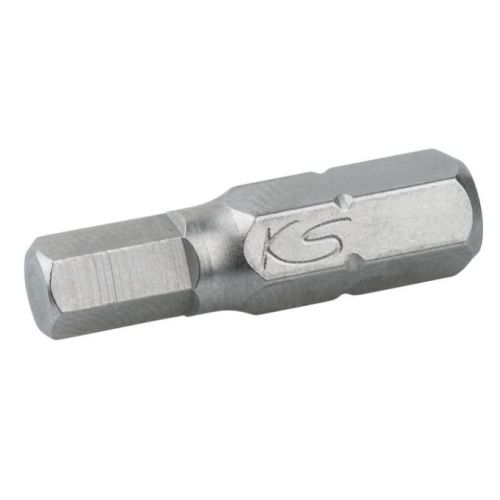 Boîte de 5 embouts de vissage 6 pans longueur 25 mm 1/4'' 4 mm KS TOOLS 911.2259 photo du produit