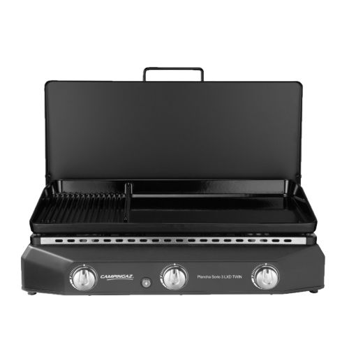 Plancha gaz à poser SORIO 3 LXD TWIN 73x40 - CAMPINGAZ - 3000006767 pas cher