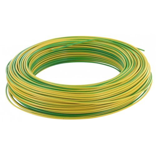 Câble d'installation H07V-U 10m 2.5mm² jaune et vert avec isolant en PVC FILS & CÂBLES 60101025C photo du produit Principale L