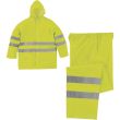 Ensemble de pluie 604 en PVC haute visibilité jaune fluo TL DELTA PLUS EN604JAGT photo du produit