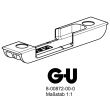 Gâche galet à défoncer bois FERCO 8-00872-00-0-1 photo du produit Secondaire 1 S