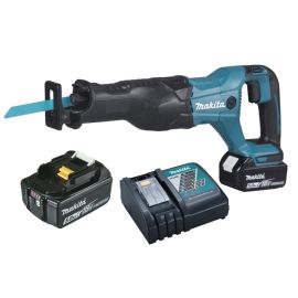 Scie récipro 18V Makita DJR186RTE + 2 batteries 5 Ah + chargeur rapide + coffret pas cher Principale M