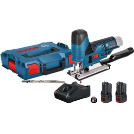 Scie sauteuse sans-fil 12V Bosch GST 12V-70 + 2 batteries 3 Ah + chargeur + coffret L-Boxx - 06015A100Y photo du produit Principale M