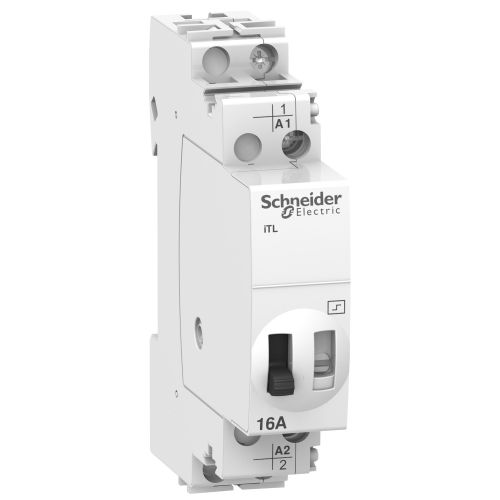 Télérupteur iTL ACTI9 16A 1NO 24VCA 12VCC 50-60Hz - SCHNEIDER ELECTRIC - A9C30111 pas cher