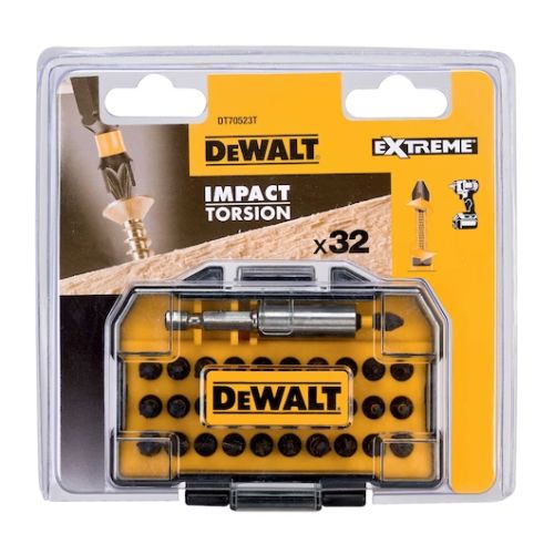 Coffret d'embouts de vissage 32 pièces Extreme Impact Torsion 25mm - DEWALT - DT70523T-QZ pas cher Secondaire 4 L