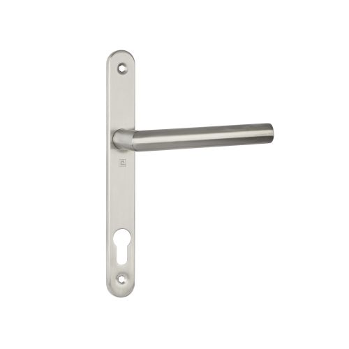 Ensemble 1394 entraxe 92mm sur plaque étroite clé I inox brossé - HERACLES - B-INOX-PE06 pas cher Secondaire 1 L