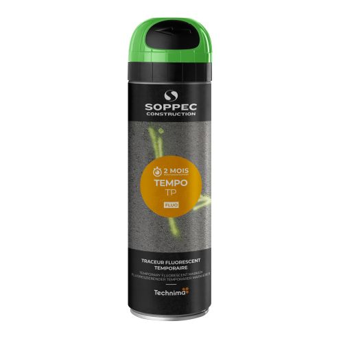 Bombe peinture temporaire Tempo TP 500 ml - orange SOPPEC 141616O photo du produit Secondaire 6 L