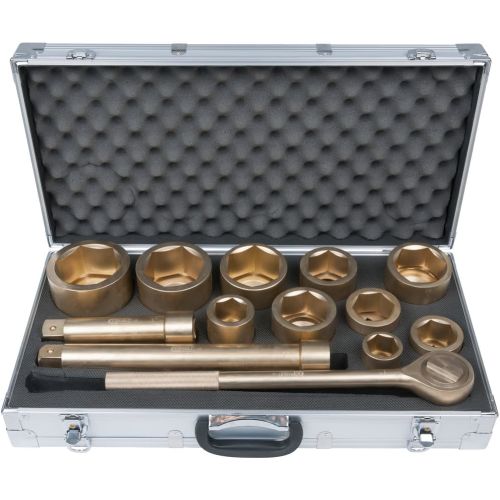 Coffret de douilles et accessoires BRONZEPLUS 1 '' 13 pièces KS TOOLS 963.1067 photo du produit