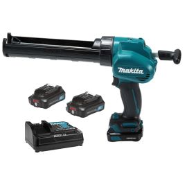 Pistolet à mastic CXT 12V Makita CG100DSAEA + 2 batteries 2 Ah + chargeur en boite en carton photo du produit Principale M